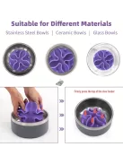 Slow Feeder kutyatálbetét, puha szilikon etető kiegészítő