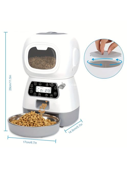 3,5 literes automata kisállat-etető