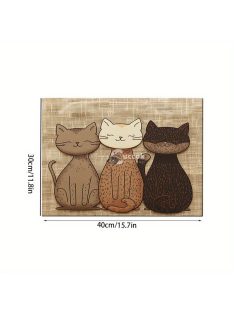   Víz és olajálló etetőszőnyeg macskáknak és kutyáknak