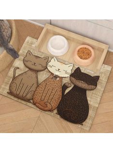   Víz és olajálló etetőszőnyeg macskáknak és kutyáknak