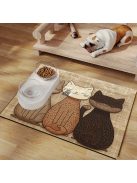 Víz és olajálló etetőszőnyeg macskáknak és kutyáknak