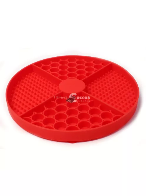 Kerek Kutyaetető Szőnyeg, Szilikon Kutyanyalószőnyeg