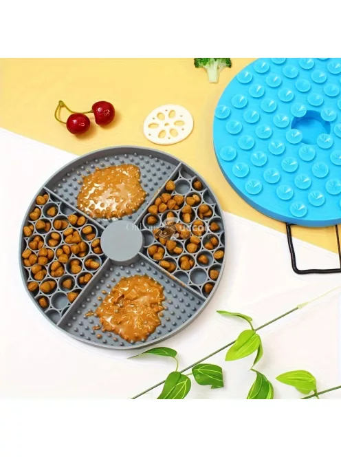 Kerek Kutyaetető Szőnyeg, Szilikon Kutyanyalószőnyeg