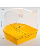 Madárketrec Fürdőkád Papagájoknak