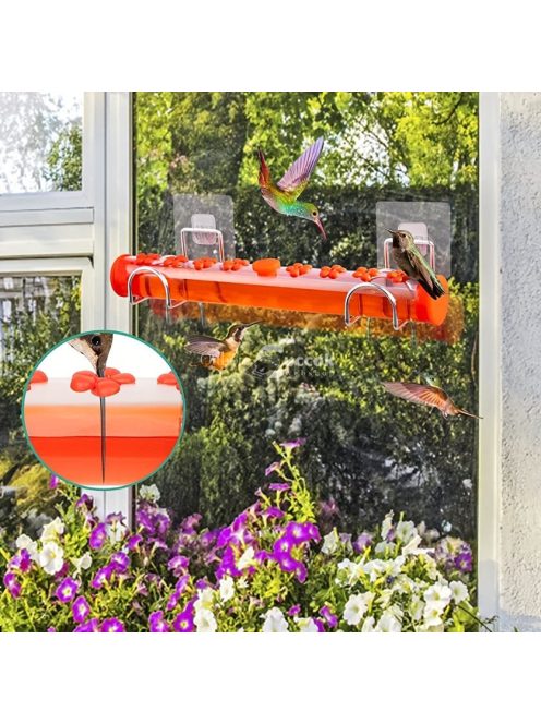 Ablakra helyezhető tapadókorongos etetőcső