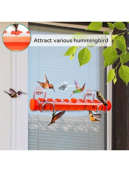 Ablakra helyezhető tapadókorongos etetőcső