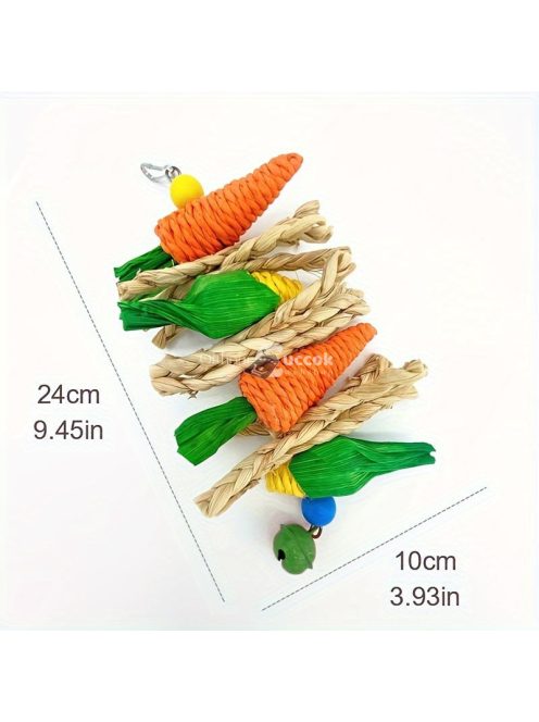 Zöldséges Rágójáték Ketrecbe - ideális nyulaknak, hörcsögöknek, madaraknak