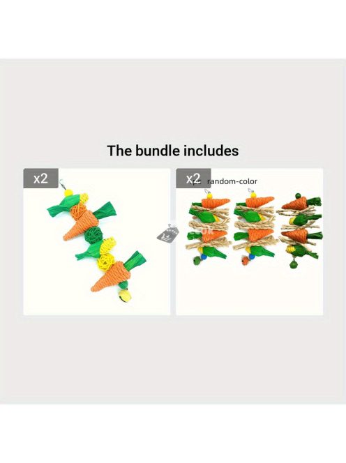 Zöldséges Rágójáték Ketrecbe - ideális nyulaknak, hörcsögöknek, madaraknak