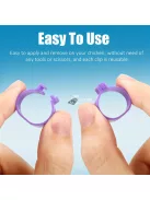 100 Darab Csirke Lábgyűrű 5 Színben