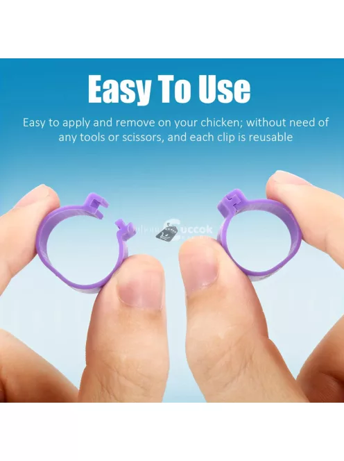 100 Darab Csirke Lábgyűrű 5 Színben