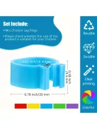 100 Darab Csirke Lábgyűrű 5 Színben