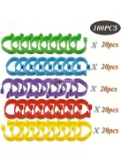 100 Darab Csirke Lábgyűrű 5 Színben