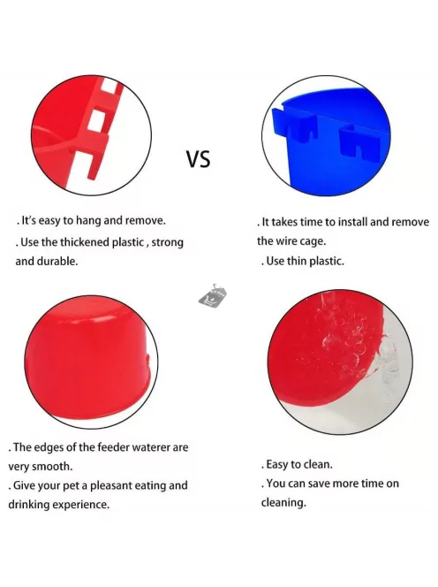 40db Vastagított Madáretető Vályú, Ketreces Pohár
