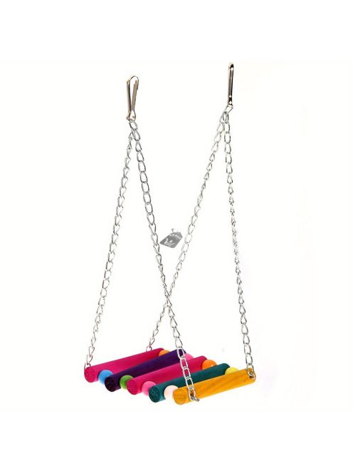 Színes Fa Madár Hinta