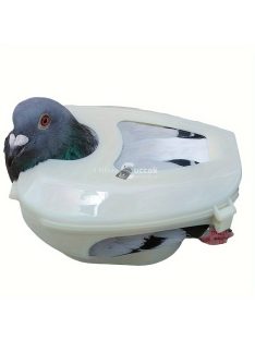   Galamb rögzítő tartó madáretetéshez, gyógyszeradagoláshoz, oltáshoz,