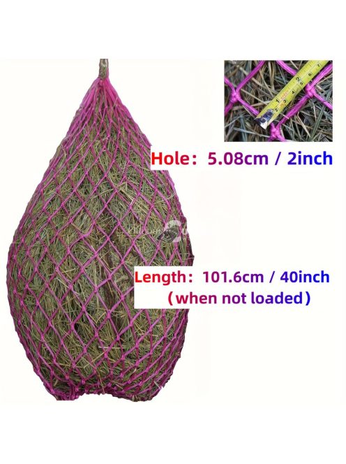 Prémium Lassú Etető Szénaháló Lovaknak és Kecskéknek