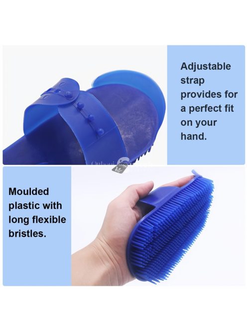 Műanyag fésű, kefe lovaknak