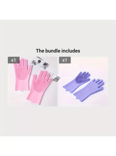 Szilikon Kutyaápoló Kesztyű