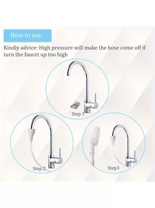 Multifunkciós Zuhanyfej háziállatoknak