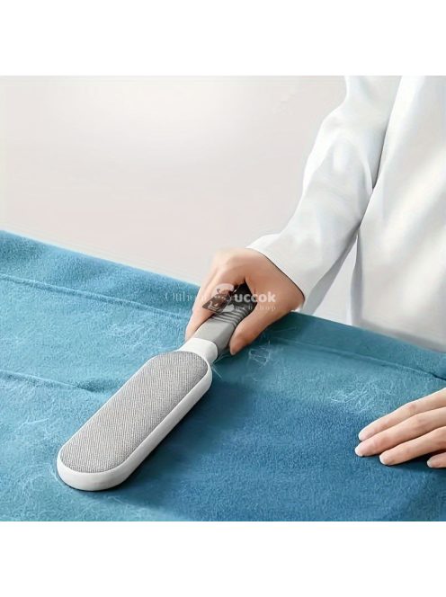 Újrafelhasználható szöszkefe, kétoldalas háziállatszőr-eltávolító