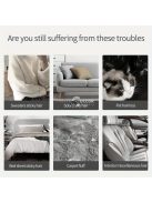 Újrafelhasználható szöszkefe, kétoldalas háziállatszőr-eltávolító