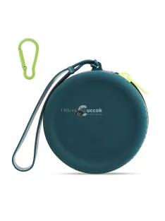   Kutyacsemege tasak, hordozható szilikon kutyaeledel tasak zsinórral és horoggal