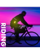 Fényvisszaverő LED kisállat biztonsági fény, mágneses kutya nyakörv 150 m-es aktív fényerősséggel