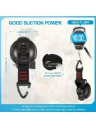 Állítható kutyafürdető heveder nagy teherbírású tapadókoronggal