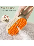 3-az-1-ben Macska Gőzkefe - Gyengéd Ápolás és Szőrtelenítő Fésű Macskáknak