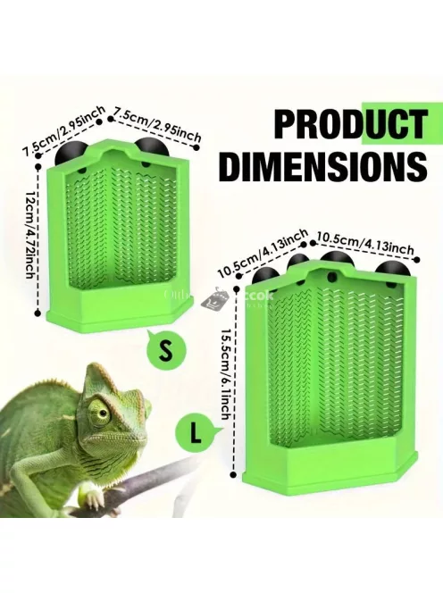 Gyík etető tapadókorongokkal