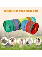 3-utas összecsukható alagút háziállatoknak