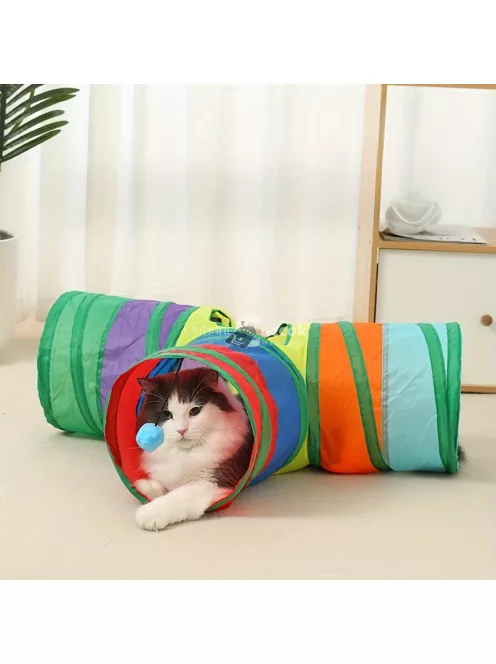 3-utas összecsukható alagút háziállatoknak