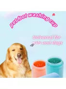 Könnyen Tisztítható Szilikon mancs-mosó Pohár Macskáknak és Kutyáknak