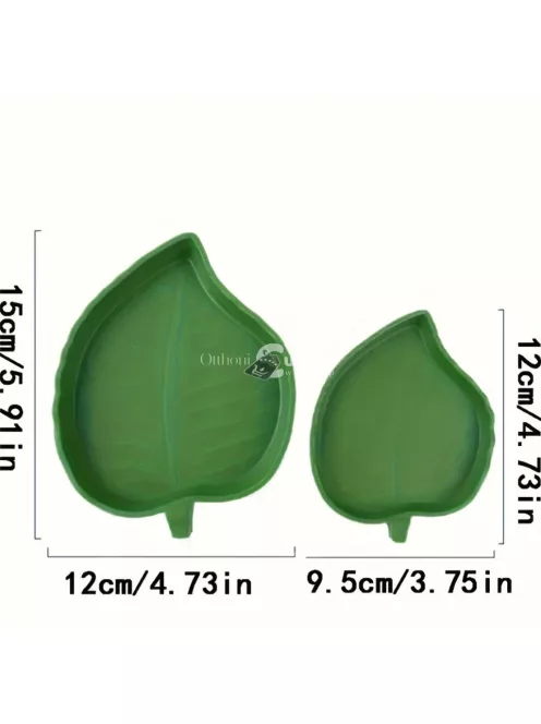 2db műanyag levél formájú etető