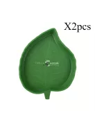 2db műanyag levél formájú etető