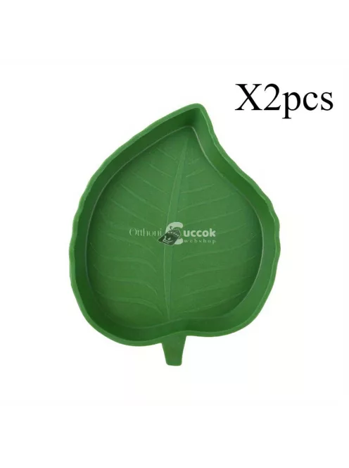 2db műanyag levél formájú etető