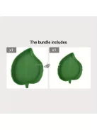 2db műanyag levél formájú etető