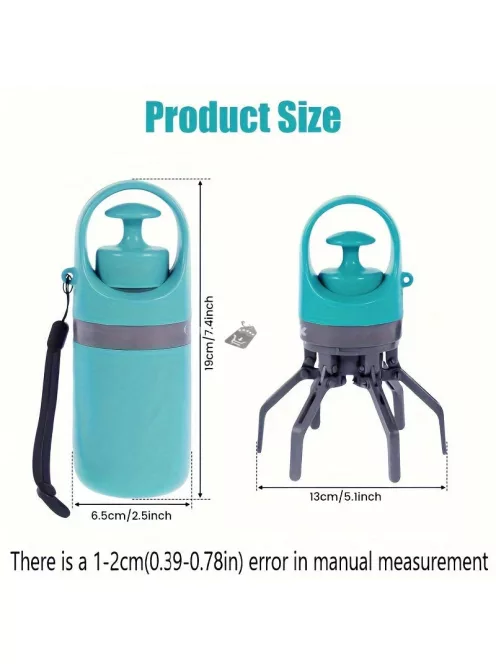 Gyorsan Tisztítható Hordozható Kutyaürülék Szedő Zacskó Adagolóval