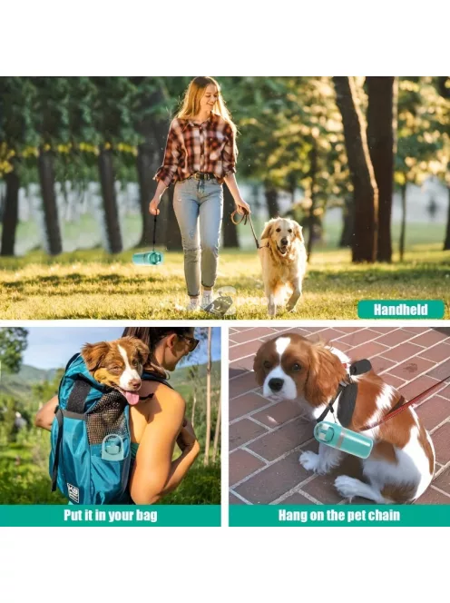 Gyorsan Tisztítható Hordozható Kutyaürülék Szedő Zacskó Adagolóval