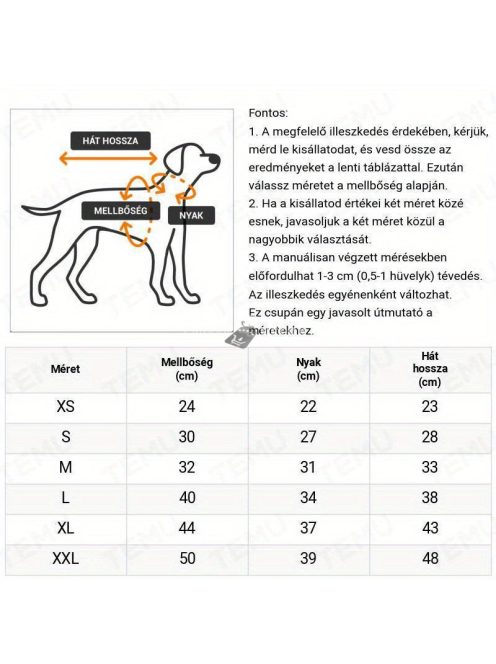 Téli Meleg Polár Kisállatruházat Kutyáknak