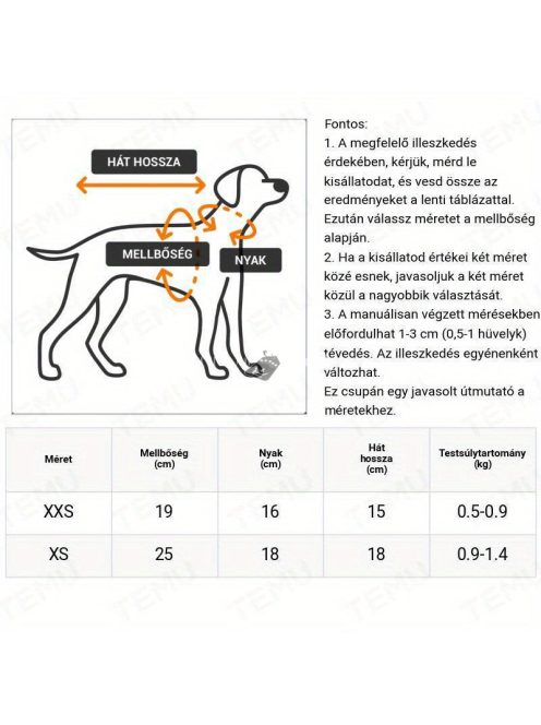 Aranyos kutyapulóver