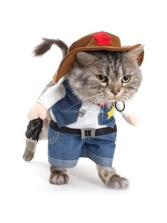   Vicces kisállat farmer öltöny - Aranyos macska farmer jelmez