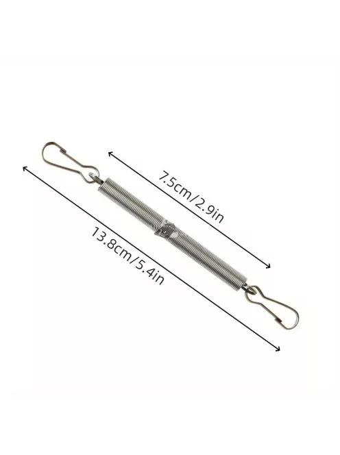 3db Rozsdamentes Acél Rugós Tartó