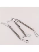 3db Rozsdamentes Acél Rugós Tartó