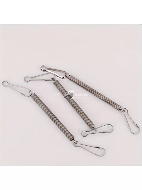 3db Rozsdamentes Acél Rugós Tartó