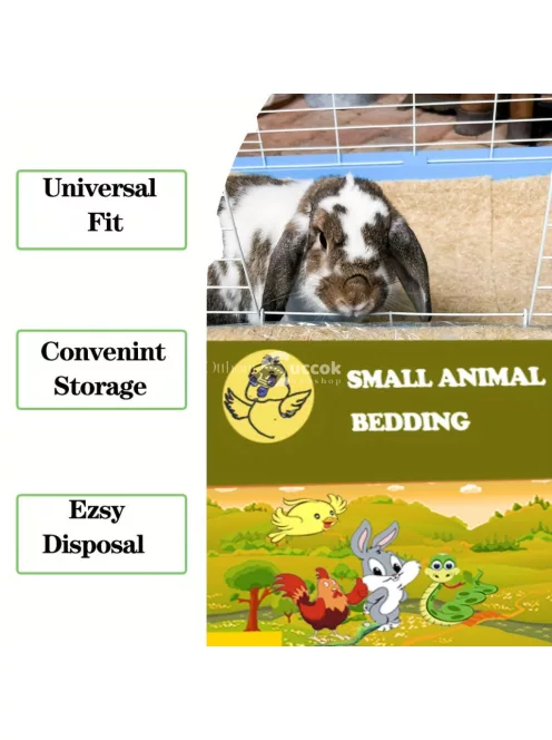 Prémium, ultra-nedvszívó vászon ketrecbetétek kisállatoknak