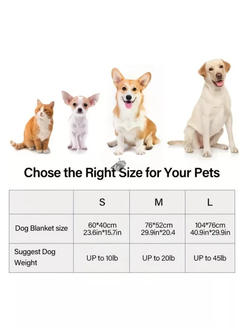 1db puha és kényelmes takaró kutyáknak és macskáknak