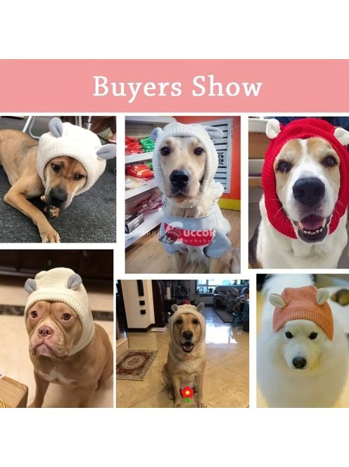 Kutya Fülvédő - Kötött Sapka