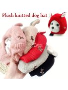 Kutya Fülvédő - Kötött Sapka