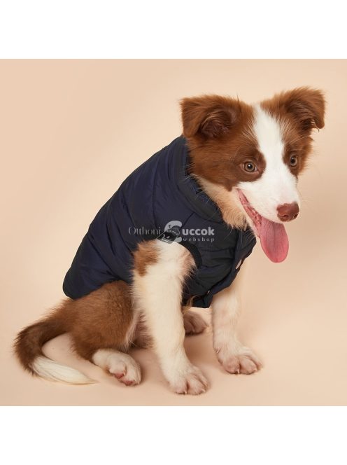 1 db egyszínű vastagított téli kabát kutyáknak